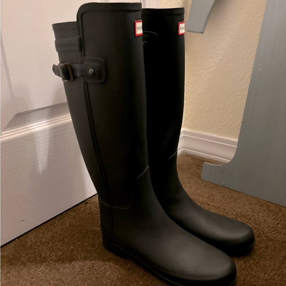 Hunter refined rain boots
